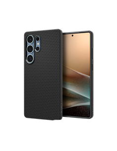 Husă Spigen Liquid Air pentru Samsung Galaxy S25 Ultra, Negru mat