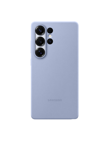 Husă Samsung Silicone Cover pentru Galaxy S25 Ultra, Albastru deschis