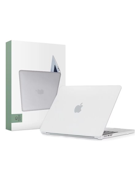 Husă pentru laptop Tech Protect Smartshell Macbook Air 13 (2022), 13.6", Policarbonat, Matte Clear Husă pentru laptop Tech Protect Smartshell Macbook Air 13 (2022), 13.6", Policarbonat, Matte Clear