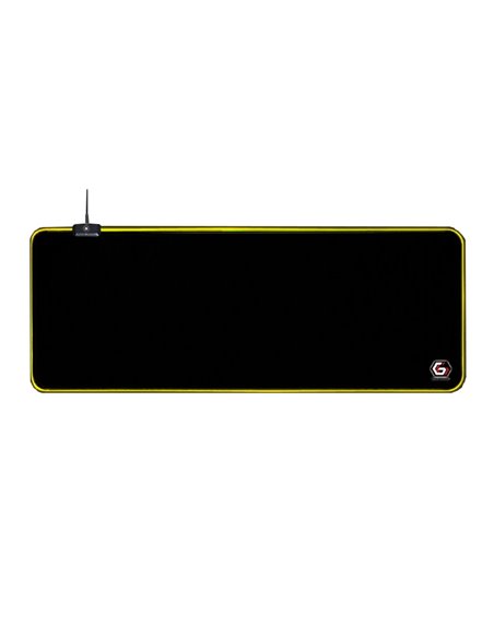 Игровой коврик для мыши Gembird MP-GAMELED, Large, Чёрный