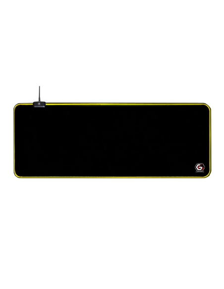 Игровой коврик для мыши Gembird MP-GAMELED, Large, Чёрный