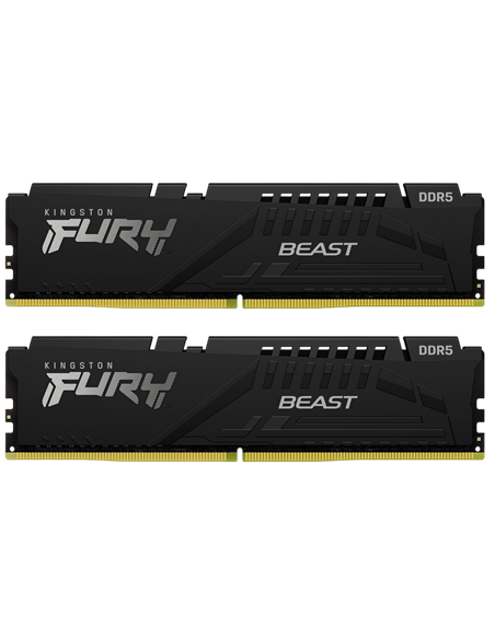 Оперативная память Kingston FURY Beast, DDR5 SDRAM, 6400 МГц, 64Гб, KF564C32BBEK2-64