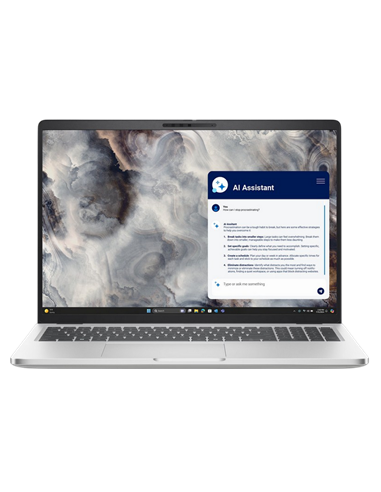 Laptop Business 16" DELL Pro 16 Plus PB16250, Argintiu, Intel Core Ultra 7 265U, 32GB/1024GB, Windows 11 Pro