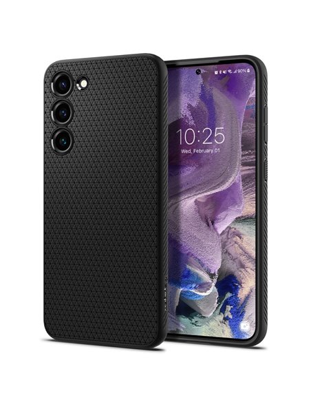 Чехол Spigen Samsung S23, Liquid Air, Чёрный Чехол Spigen Samsung S23, Liquid Air, Чёрный