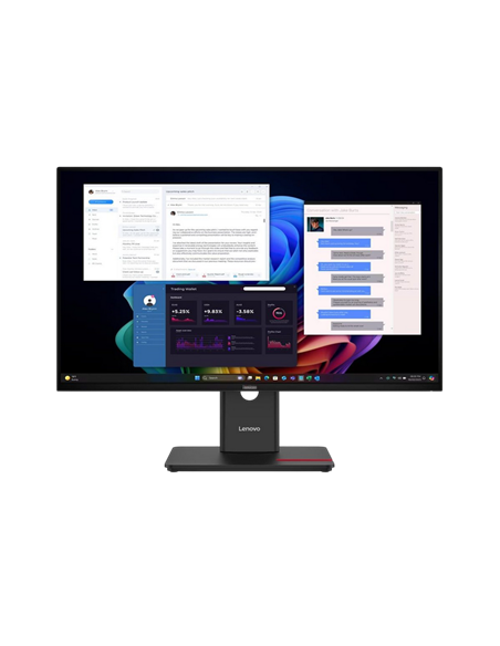 27" Монитор Lenovo ThinkVision T27UD-40, IPS 3840x2160 4K UHD, Чёрный