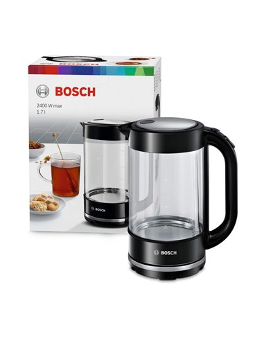 Fierbător electric Bosch TWK70B03, Negru