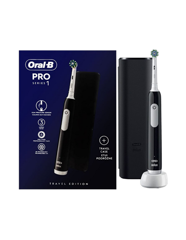 Электрическая зубная щетка Braun Oral-B Pro 1, Чёрный