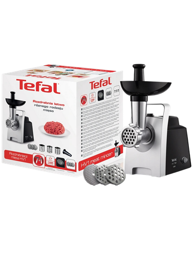 Mașină de tocat carne Tefal NE108831, Negru Argintiu
