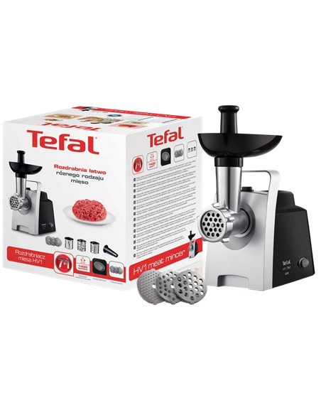 Мясорубка Tefal NE108831, Черный Серебристый