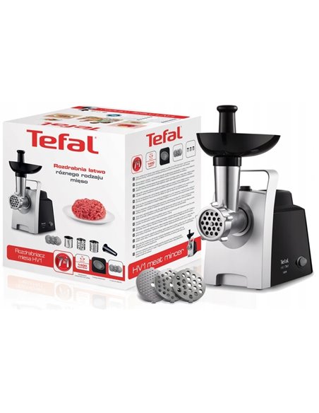 Mașină de tocat carne Tefal NE108831, Negru Argintiu