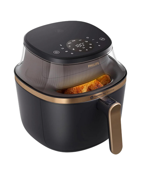 Аэрофритюрница Philips NA332/00, Черный | Золотистый