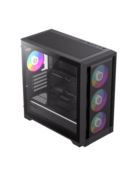 Carcasă PC Gamemax Defender MB, Mini-Tower, Fără PSU, Negru Carcasă PC Gamemax Defender MB, Mini-Tower, Fără PSU, Negru