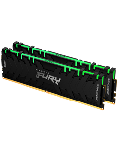 Оперативная память Kingston FURY Renegade RGB, DDR4 SDRAM, 3200 МГц, 16Гб, KF432C16RBAK2/16