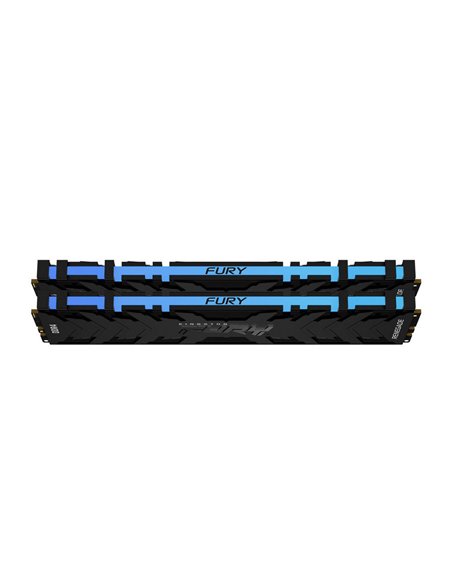 Оперативная память Kingston FURY Renegade RGB, DDR4 SDRAM, 3200 МГц, 16Гб, KF432C16RBAK2/16