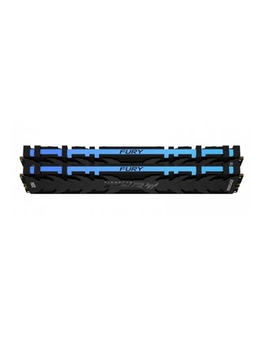 Оперативная память Kingston FURY Renegade RGB, DDR4 SDRAM, 3200 МГц, 16Гб, KF432C16RBAK2/16