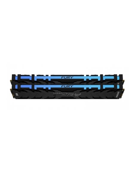 Оперативная память Kingston FURY Renegade RGB, DDR4 SDRAM, 3200 МГц, 16Гб, KF432C16RBAK2/16
