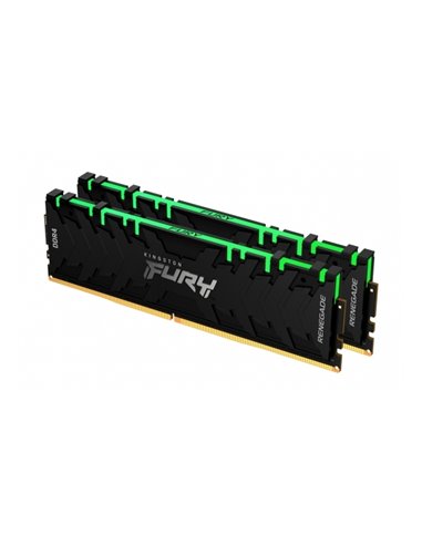 Оперативная память Kingston FURY Renegade RGB, DDR4 SDRAM, 3200 МГц, 16Гб, KF432C16RBAK2/16