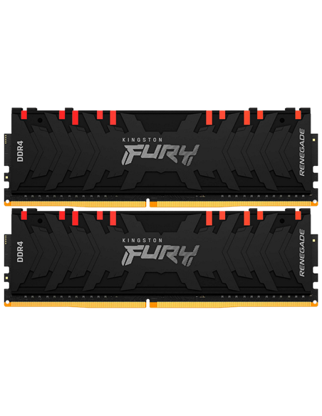 Memorie RAM Kingston FURY Renegade RGB, DDR4 SDRAM, 3200 MHz, 16GB, KF432C16RBAK2/16 Memorie RAM Kingston FURY Renegade RGB, DDR4 SDRAM, 3200 MHz, 16GB, KF432C16RBAK2/16