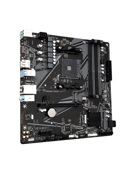 Placă de bază Gigabyte A520M DS3H V2, AM4, AMD A520, Micro-ATX