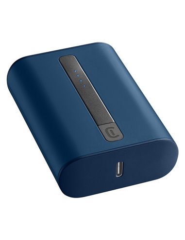 Acumulator extern Cellularline Thunder, 10000mAh, Albastru