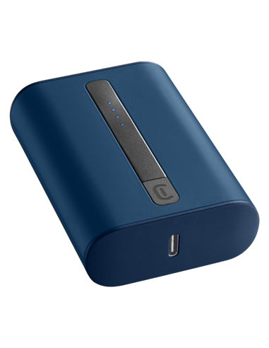 Acumulator extern Cellularline Thunder, 10000mAh, Albastru