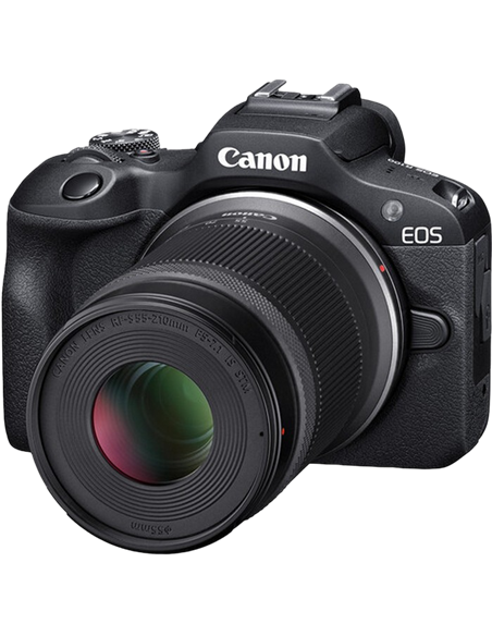 Aparat Foto Mirrorless Canon EOS R100 & RF-S 18-45mm f/4.5-6.3 IS STM & RF-S 55-210mm f/5-7.1 IS STM KIT