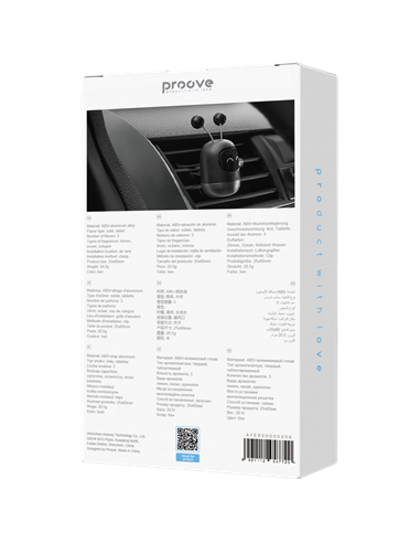 Ароматизатор для авто Proove Emoji Robot Playful, Чёрный