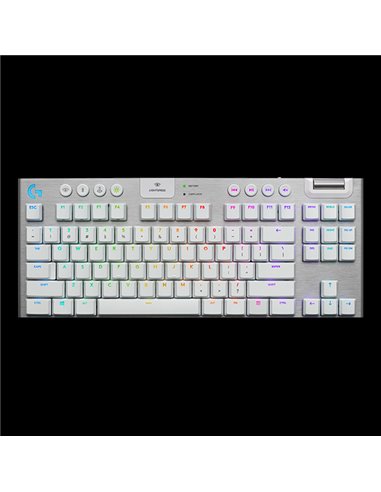 Tastatură Logitech G915 TKL, Fără fir, Alb