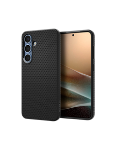 Husă Spigen Liquid Air pentru Samsung Galaxy S25, Negru mat