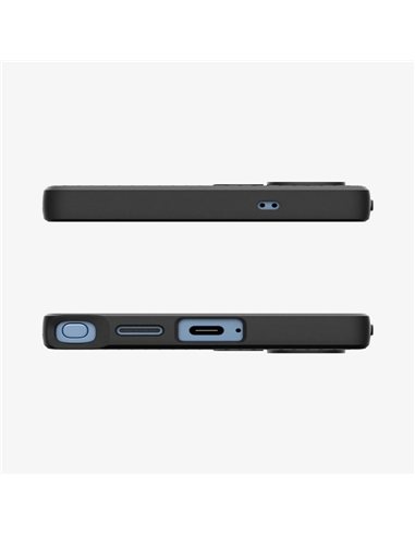 Husă Spigen Liquid Air pentru Samsung Galaxy S25, Negru mat