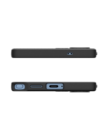 Husă Spigen Liquid Air pentru Samsung Galaxy S25, Negru mat