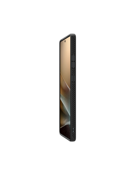 Husă Spigen Liquid Air pentru Samsung Galaxy S25, Negru mat Husă Spigen Liquid Air pentru Samsung Galaxy S25, Negru mat