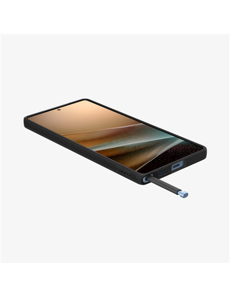 Husă Spigen Liquid Air pentru Samsung Galaxy S25, Negru mat Husă Spigen Liquid Air pentru Samsung Galaxy S25, Negru mat