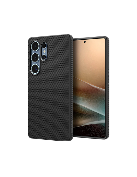 Husă Spigen Liquid Air pentru Samsung Galaxy S25, Negru mat Husă Spigen Liquid Air pentru Samsung Galaxy S25, Negru mat