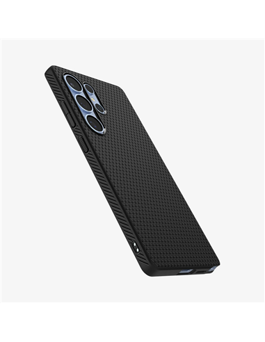 Husă Spigen Liquid Air pentru Samsung Galaxy S25, Negru mat