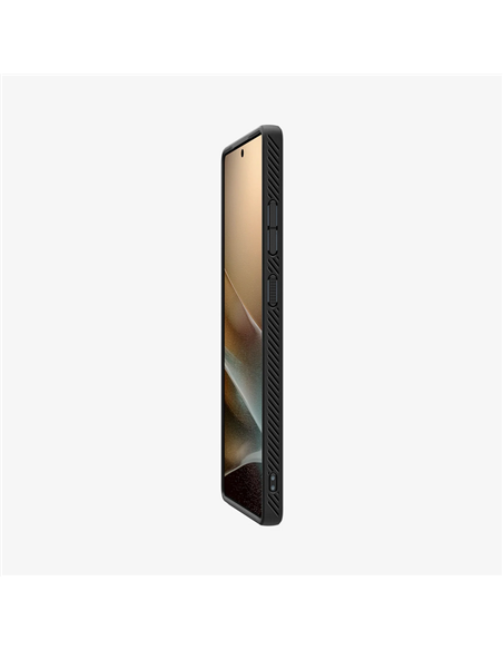 Husă Spigen Liquid Air pentru Samsung Galaxy S25, Negru mat Husă Spigen Liquid Air pentru Samsung Galaxy S25, Negru mat