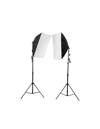 Set de fotografie Reflecta VisiLux Steady Light, Negru