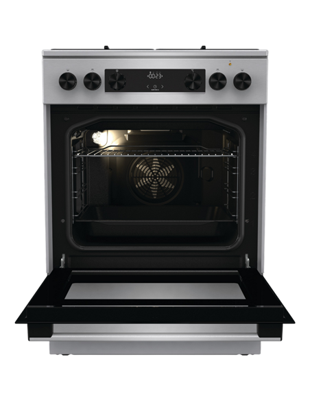 Aragaz Mixt Gorenje GKS6C70XJ, Oțel inoxidabil