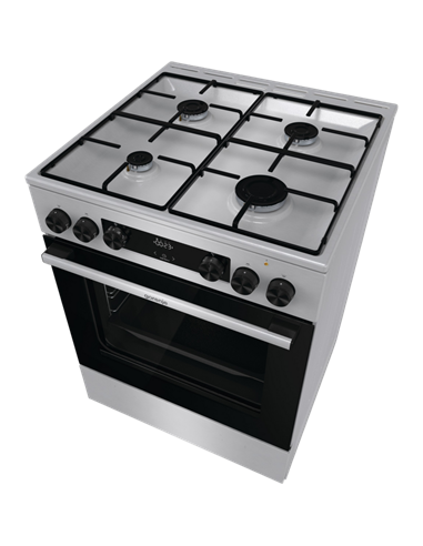 Aragaz Mixt Gorenje GKS6C70XJ, Oțel inoxidabil