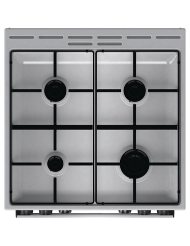 Aragaz Mixt Gorenje GKS6C70XJ, Oțel inoxidabil
