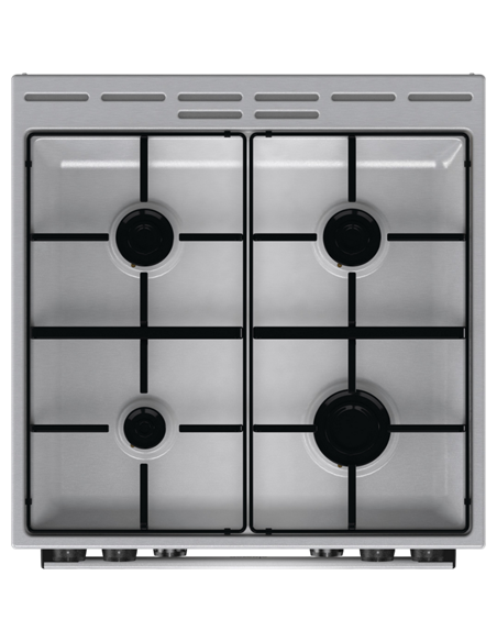 Aragaz Mixt Gorenje GKS6C70XJ, Oțel inoxidabil