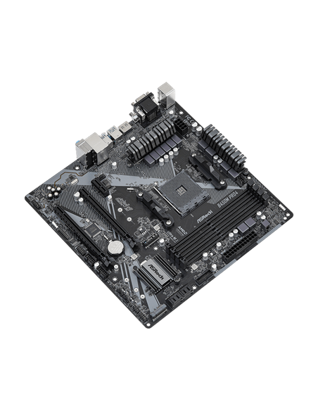 Материнская плата ASRock B450M PRO4 R2.0, AM4, AMD B450, Micro-ATX