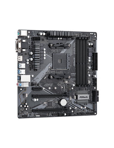 Материнская плата ASRock B450M PRO4 R2.0, AM4, AMD B450, Micro-ATX
