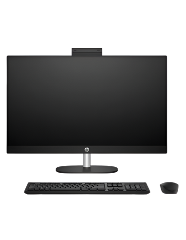 Моноблок HP 27-cr0042ci, 27", AMD Ryzen 5 7520U, 16Гб/512Гб, FreeDOS, Чёрный