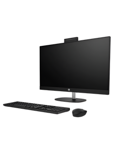 Computer All-in-One HP 27-cr0042ci, 27", AMD Ryzen 5 7520U, 16GB/512GB, FreeDOS, Negru 2