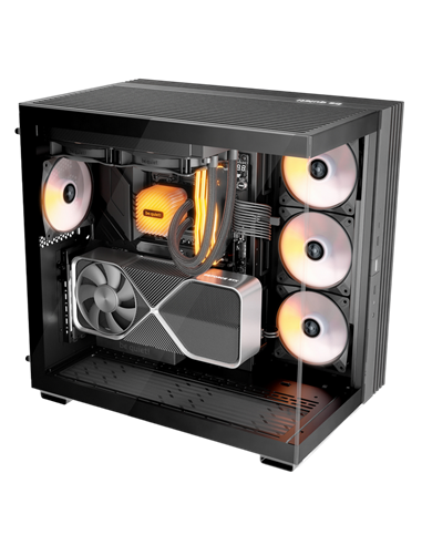 Компьютерный корпус be quiet! Ligh Base 600 LX, Midi-Tower, Без блока питания, Чёрный