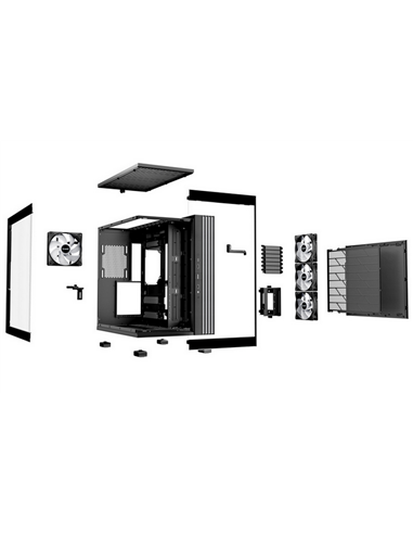 Carcasă PC be quiet! Ligh Base 600 LX, Midi-Tower, Fără PSU, Negru