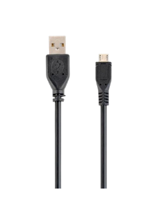 Cablu încărcare și sincronizare Cablexpert CCP-mUSB2-AMBM-0.5M, USB Type-A/micro-USB, 0,5m, Negru