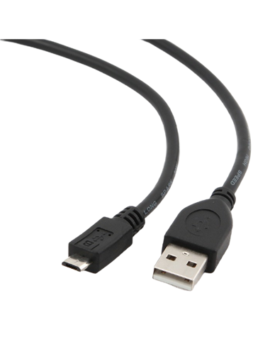 Кабель для зарядки и синхронизации Cablexpert CCP-mUSB2-AMBM-0.5M, USB Type-A/micro-USB, 0,5м, Чёрный