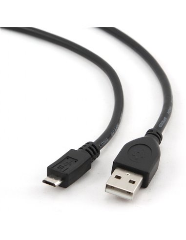 Cablu încărcare și sincronizare Cablexpert CCP-mUSB2-AMBM-0.5M, USB Type-A/micro-USB, 0,5m, Negru